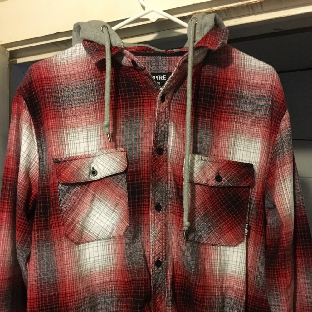 Empyre hooded flannel